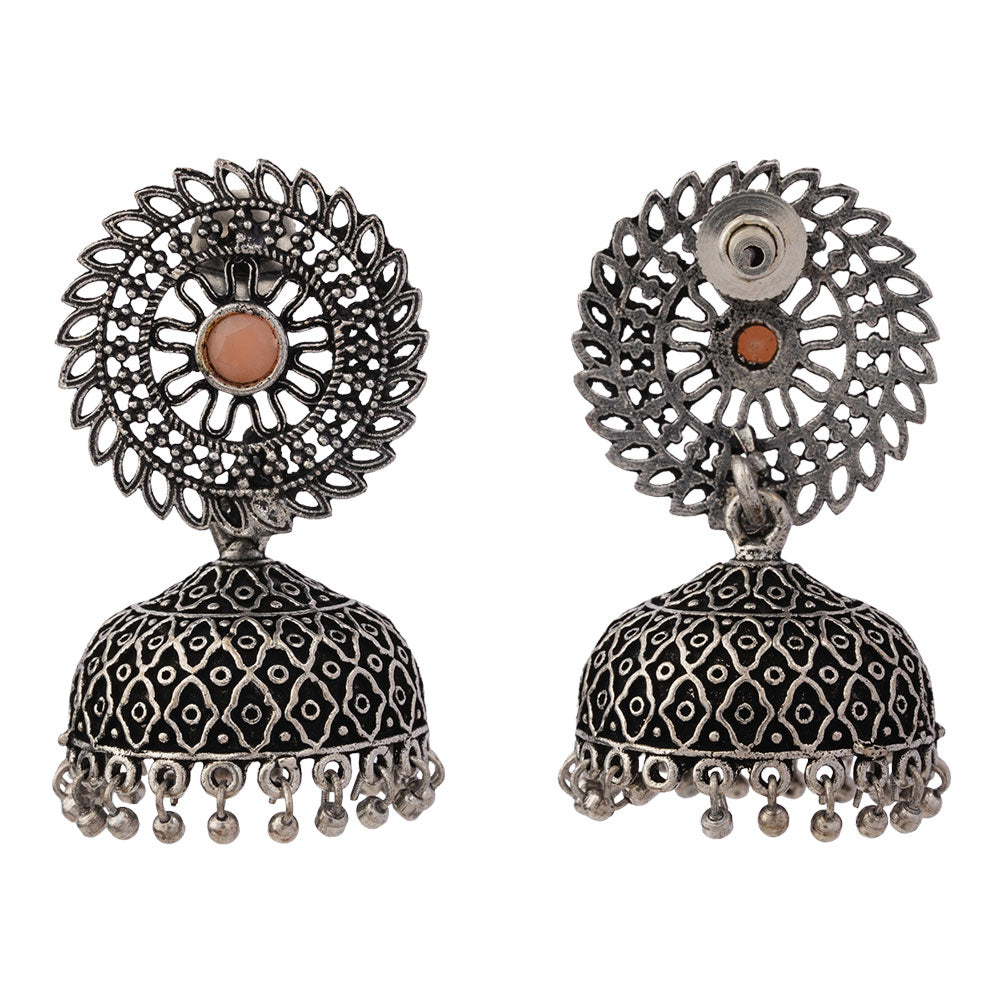 Jhilmil jhumki earring (Light Orange)
