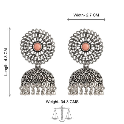 Jhilmil jhumki earring (Light Orange)