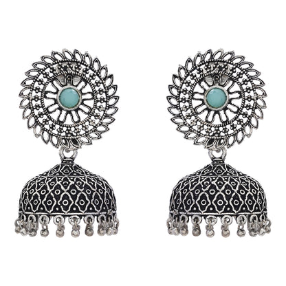 Jhilmil jhumki earring (Mint)