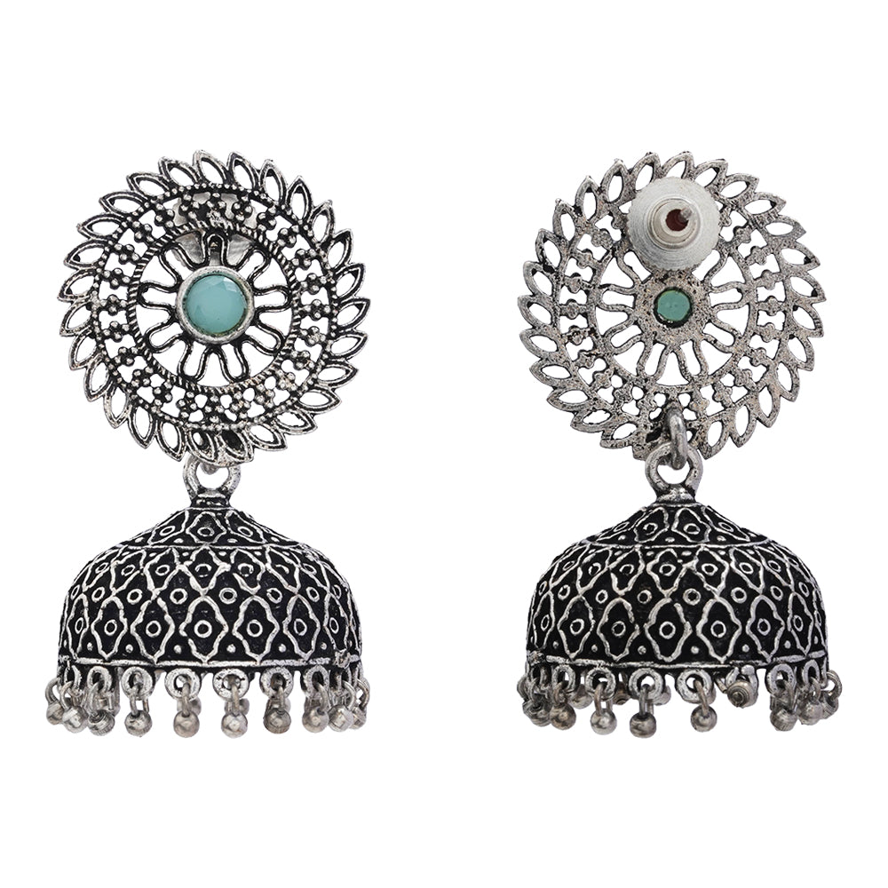 Jhilmil jhumki earring (Mint)