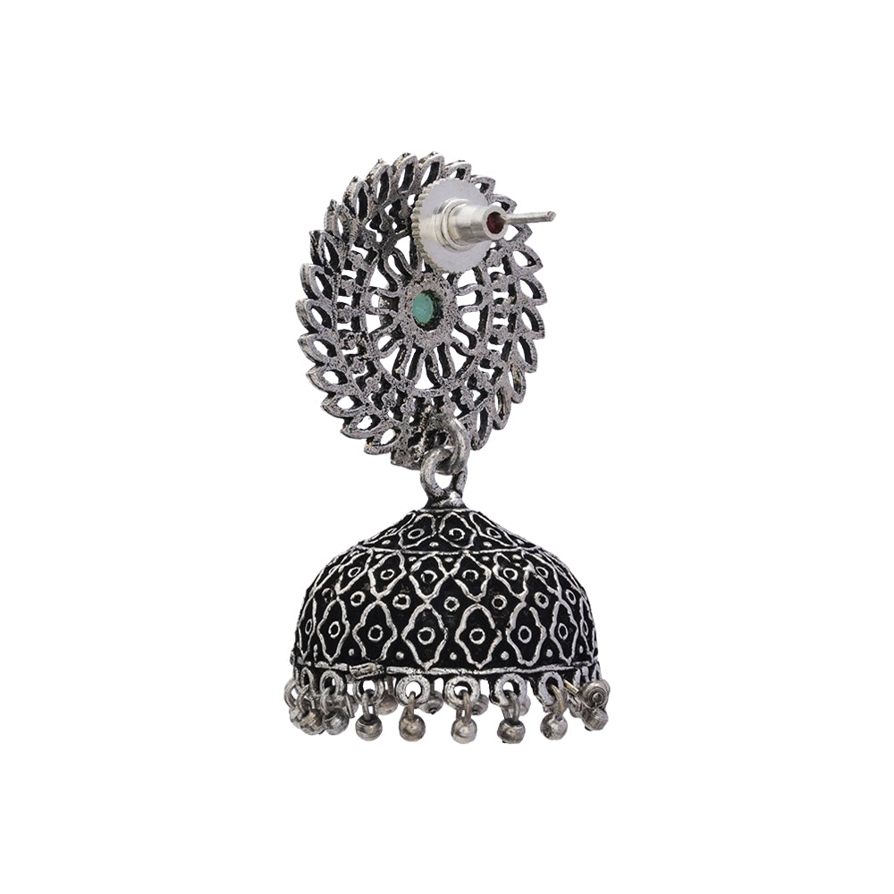 Jhilmil jhumki earring (Mint)