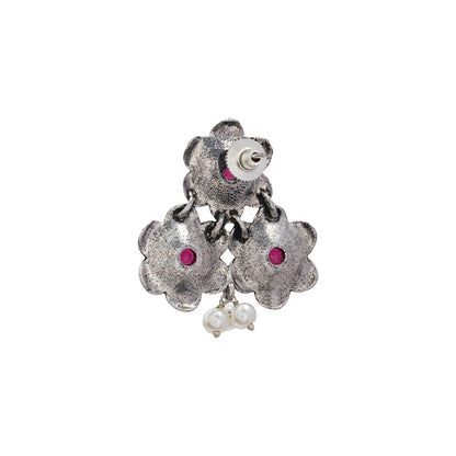 Blossom Tales stud earrings (Red)