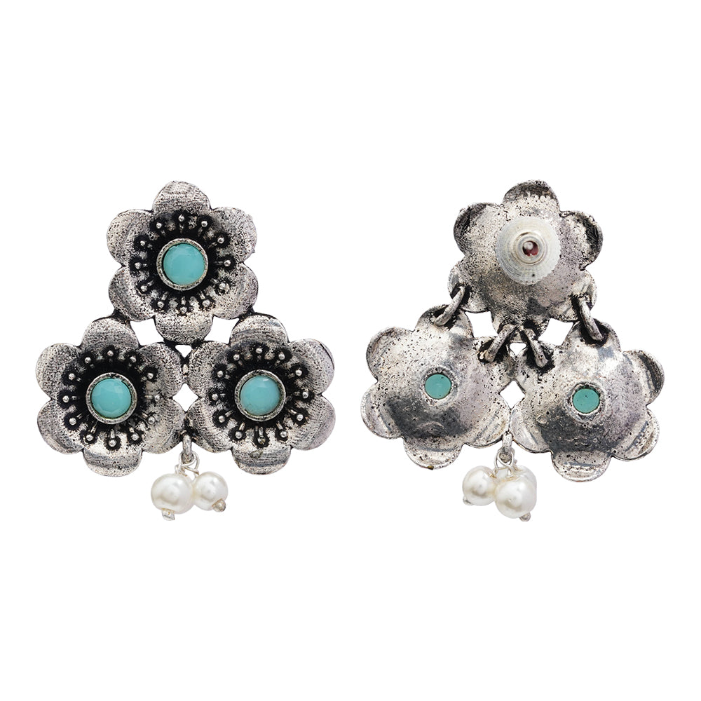 Blossom Tales stud earrings (Mint)