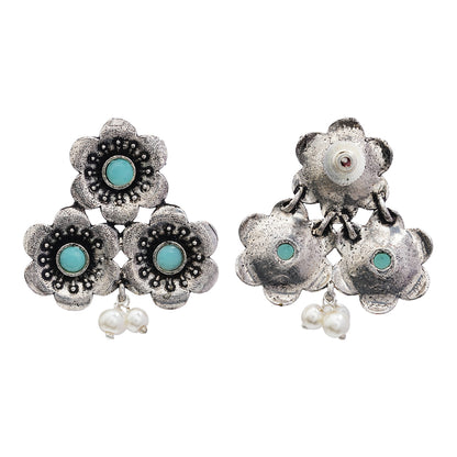 Blossom Tales stud earrings (Mint)