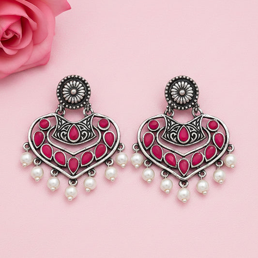 Patra dangler earrings (Red)