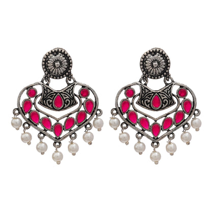 Patra dangler earrings (Red)