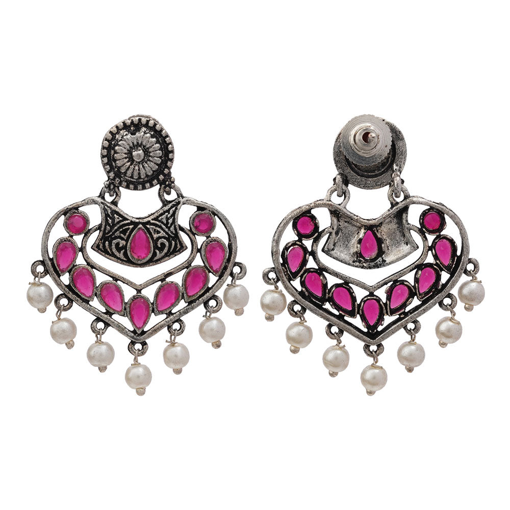 Patra dangler earrings (Red)