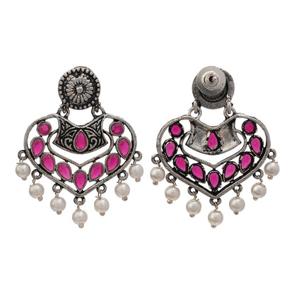 Patra dangler earrings (Red)