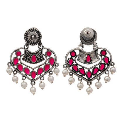 Patra dangler earrings (Red)