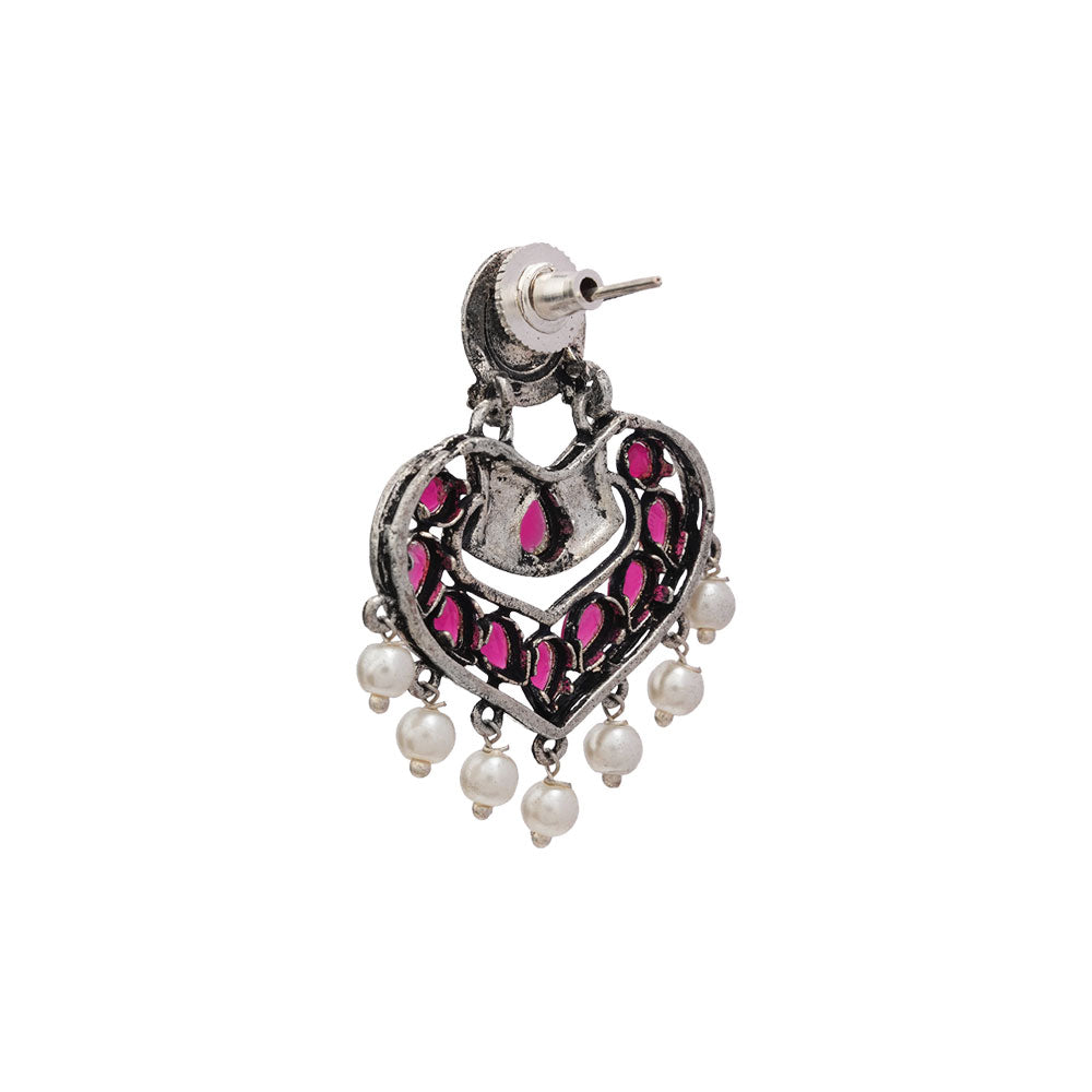 Patra dangler earrings (Red)