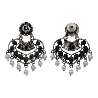 Patra dangler earrings (Black)