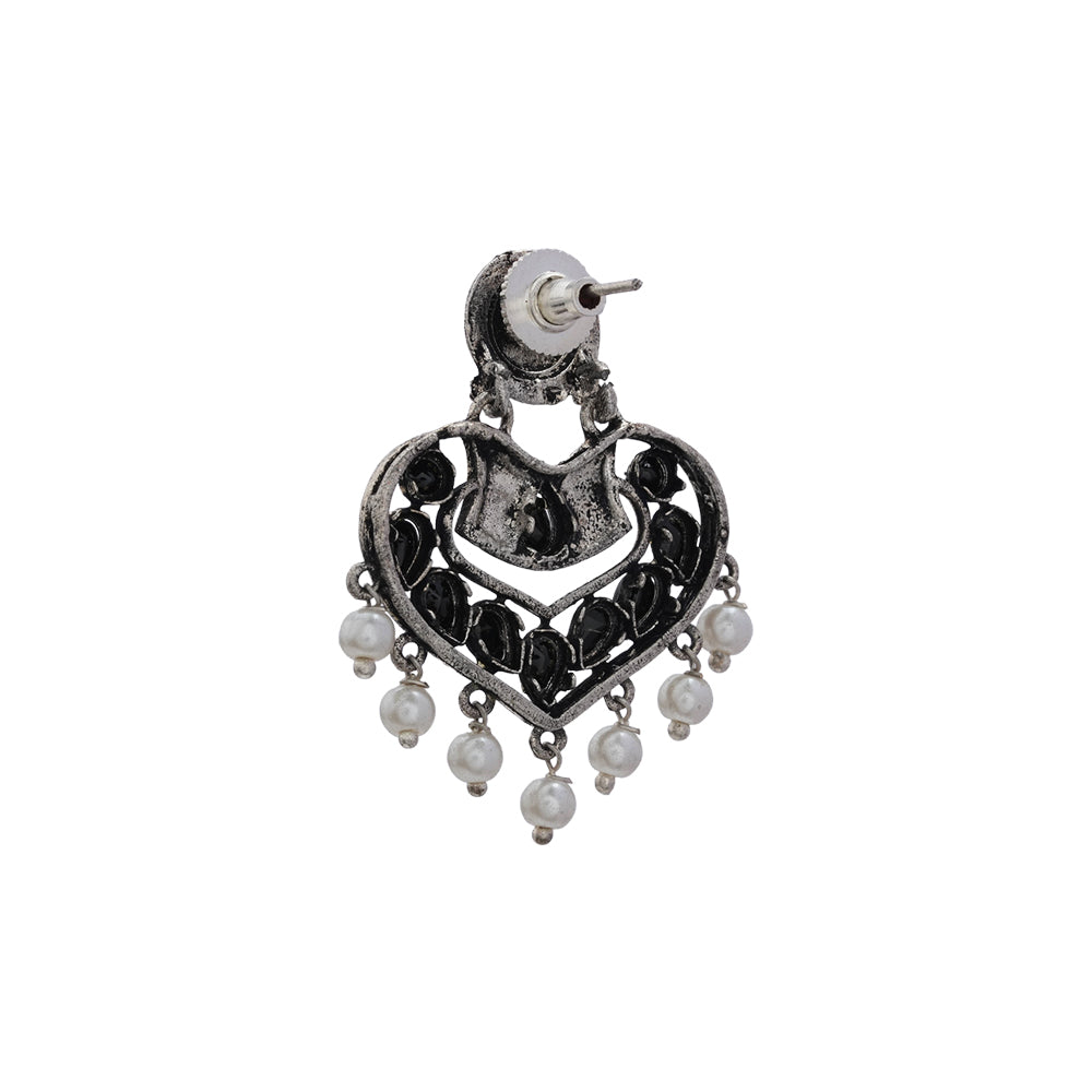 Patra dangler earrings (Black)