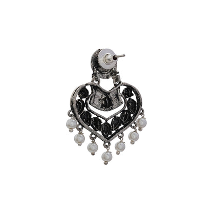 Patra dangler earrings (Black)