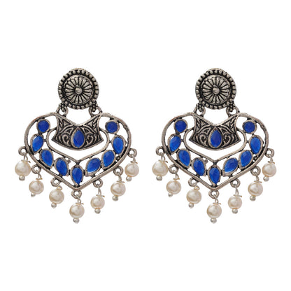 Patra dangler earrings (Blue)