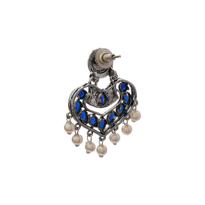 Patra dangler earrings (Blue)