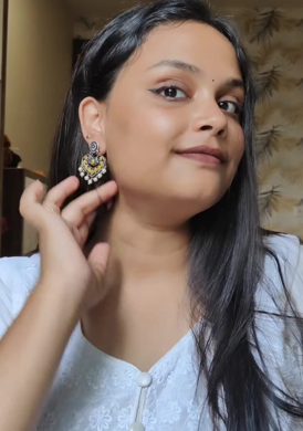 Patra dangler earrings (Yellow)
