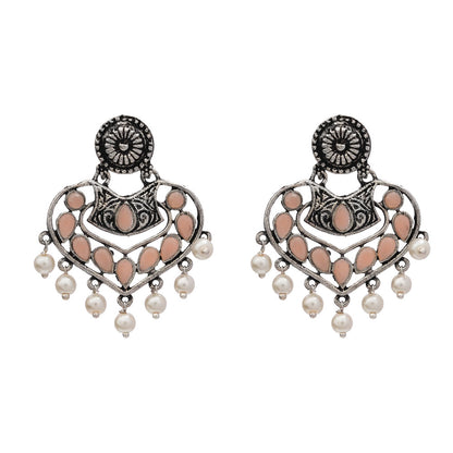 Patra dangler earrings (Light Orange)