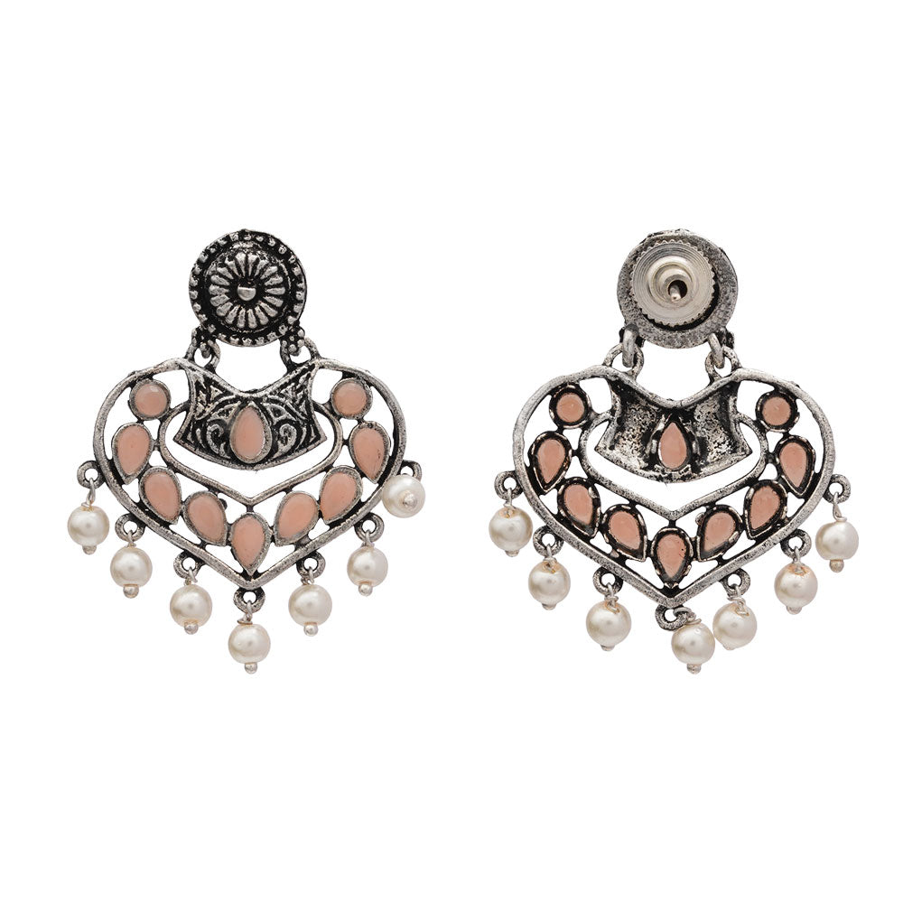 Patra dangler earrings (Light Orange)