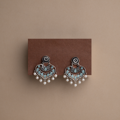 Patra dangler earrings (Mint)