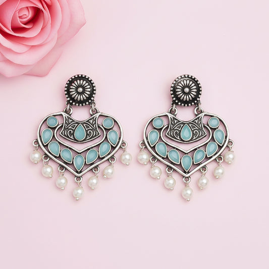Patra dangler earrings (Mint)