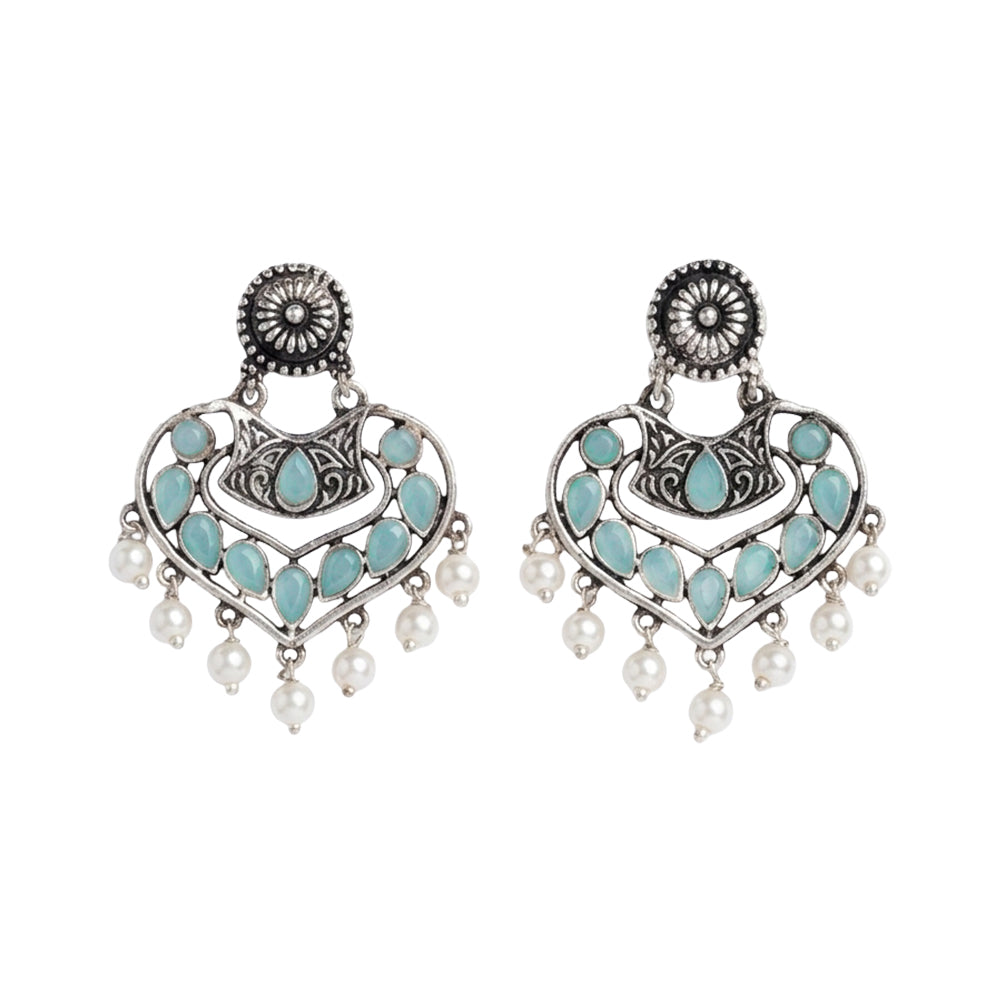 Patra dangler earrings (Mint)