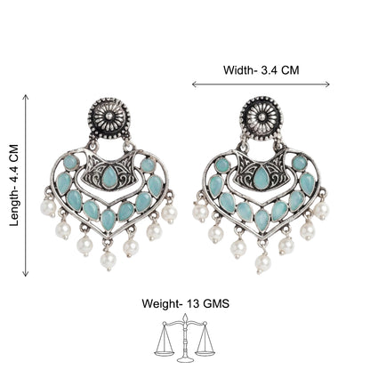 Patra dangler earrings (Mint)