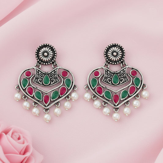 Patra dangler earrings (Multicolored)