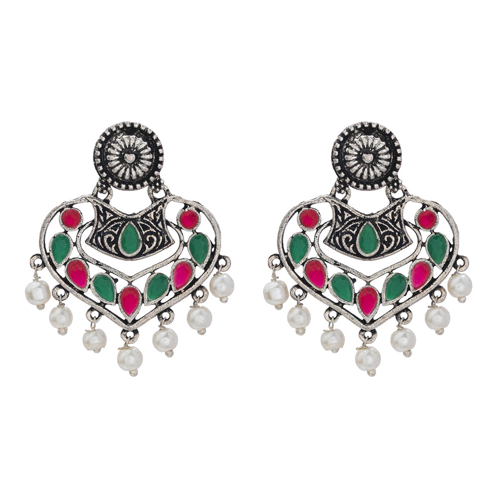 Patra dangler earrings (Multicolored)