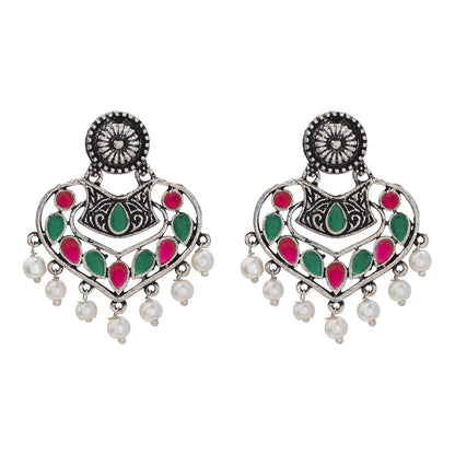 Patra dangler earrings (Multicolored)