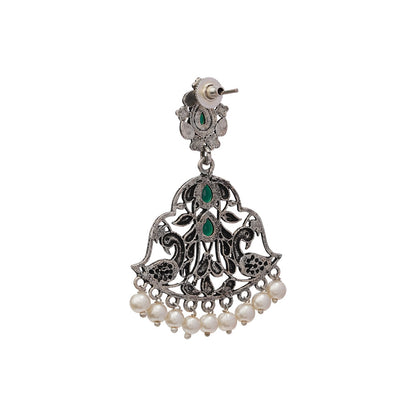 Morpatra dangler earrings (Green)