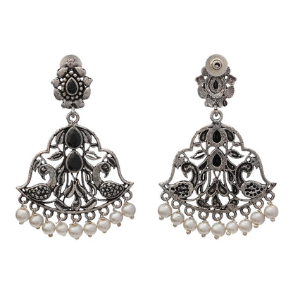 Morpatra dangler earrings (Black)