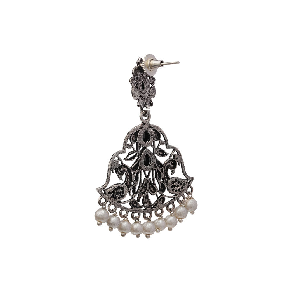 Morpatra dangler earrings (Black)