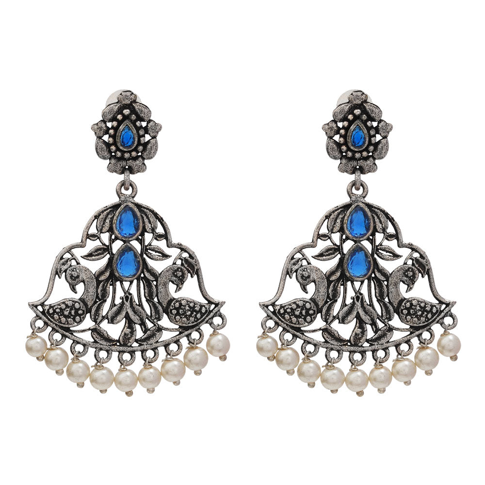 Morpatra dangler earrings (Blue)