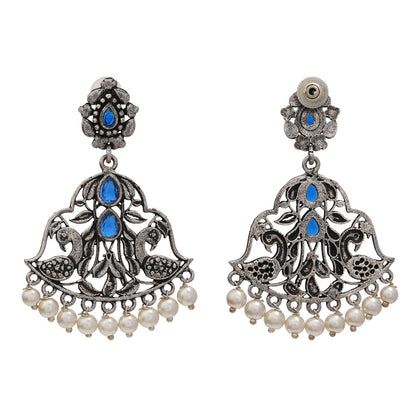 Morpatra dangler earrings (Blue)