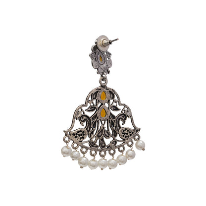 Morpatra dangler earrings (Yellow)