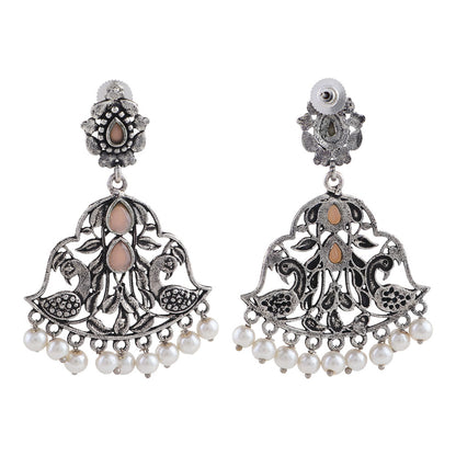 Morpatra dangler earrings (Light Orange)