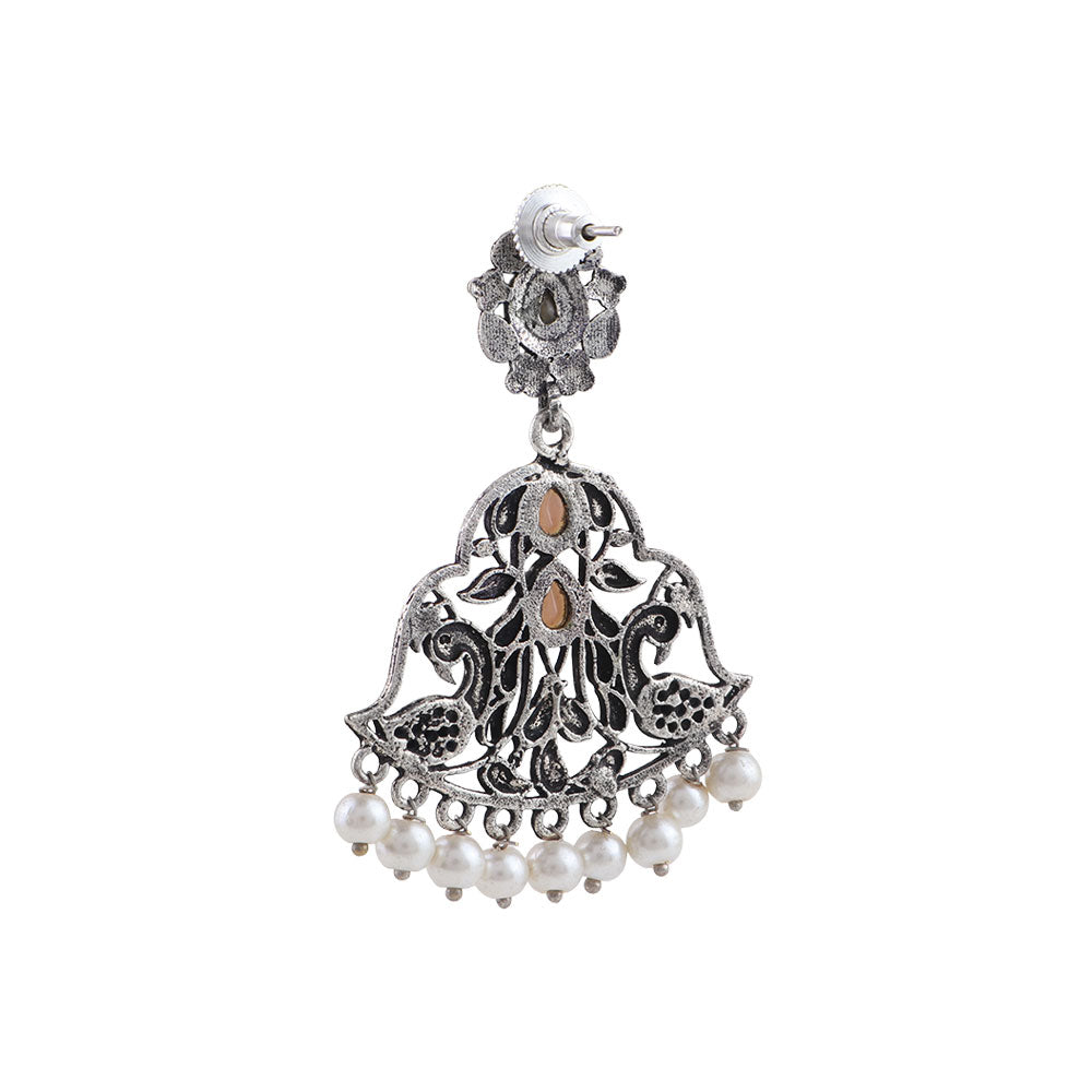 Morpatra dangler earrings (Light Orange)