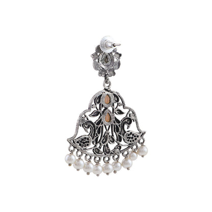 Morpatra dangler earrings (Light Orange)