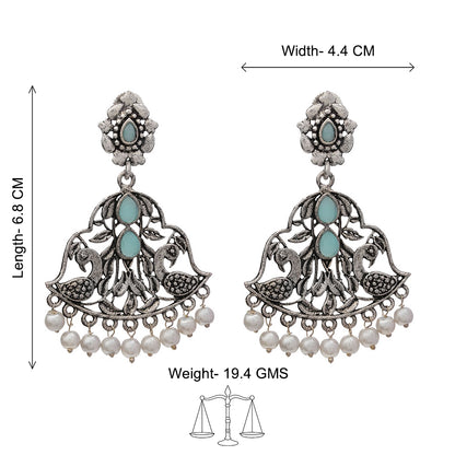 Morpatra dangler earrings (Mint)