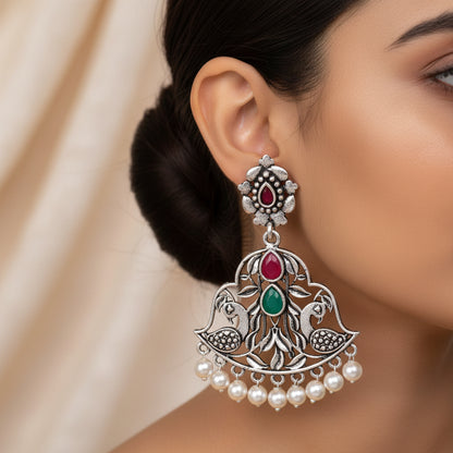 Morpatra dangler earrings (Multicolored)