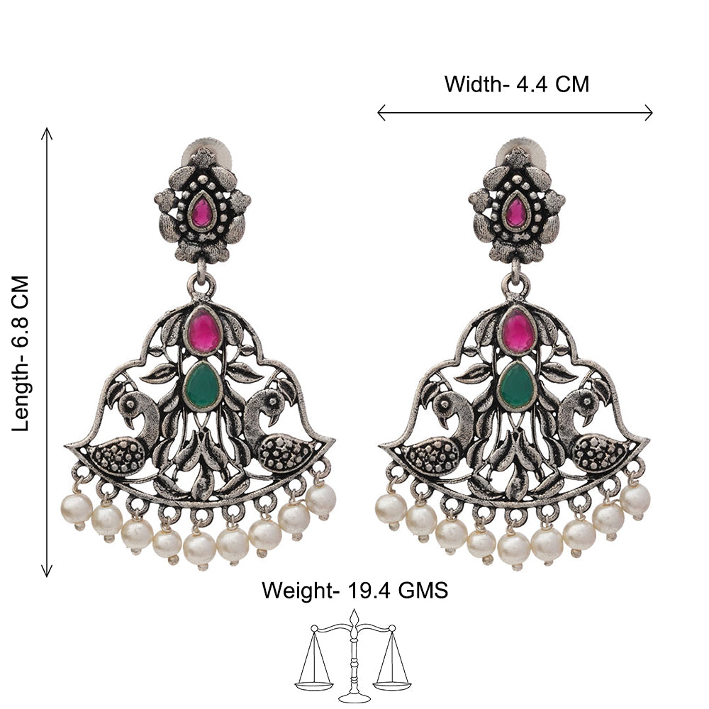 Morpatra dangler earrings (Multicolored)