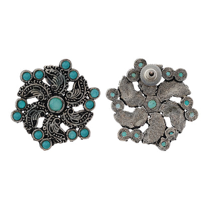 Aabroo sparkle stud earrings (Mint)