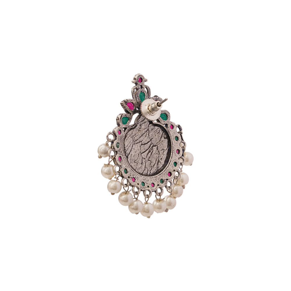 Royal flare stud earrings (Multicolored)