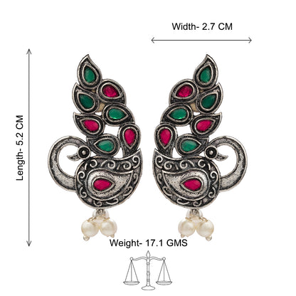 Morpankh pretty stud earrings (Multicolored)
