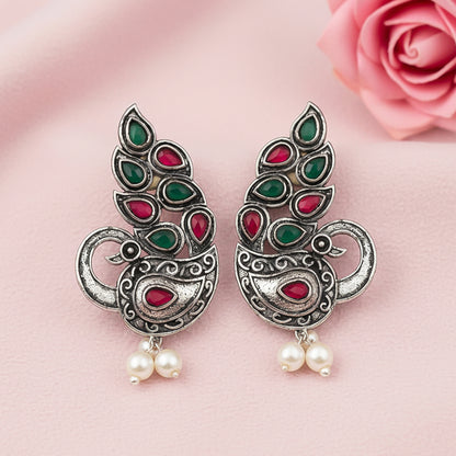 Morpankh pretty stud earrings (Multicolored)