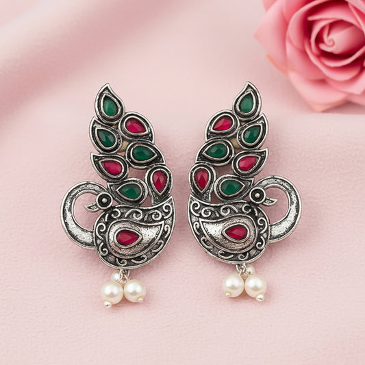 Morpankh pretty stud earrings (Multicolored)