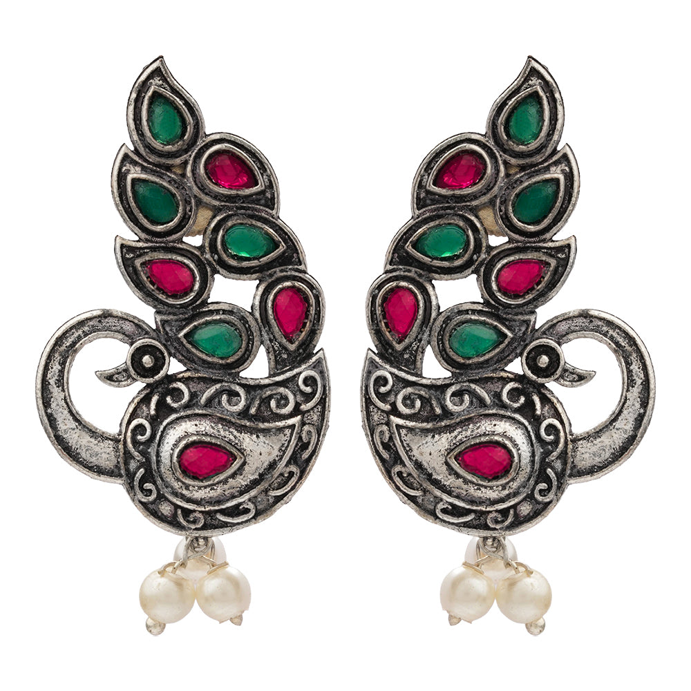 Morpankh pretty stud earrings (Multicolored)