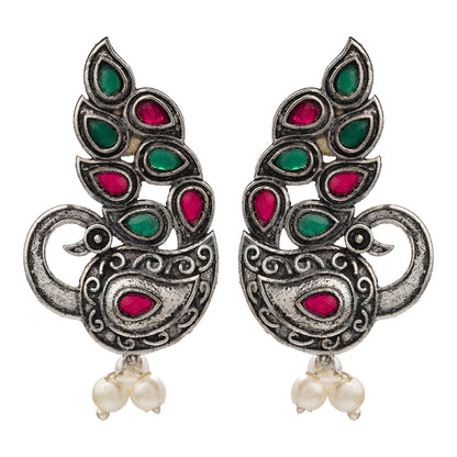 Morpankh pretty stud earrings (Multicolored)