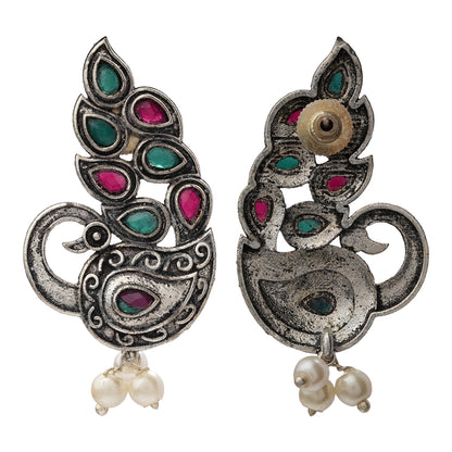 Morpankh pretty stud earrings (Multicolored)