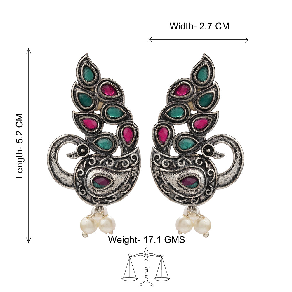 Morpankh pretty stud earrings (Multicolored)